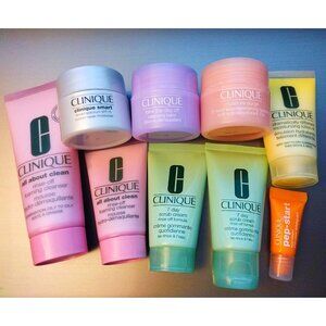 Clinique Skincare Bundle Set of 10 Items